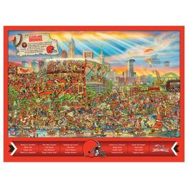 YouTheFan - Cleveland Browns 500-Piece Joe Journeyman Puzzle - Multicolor