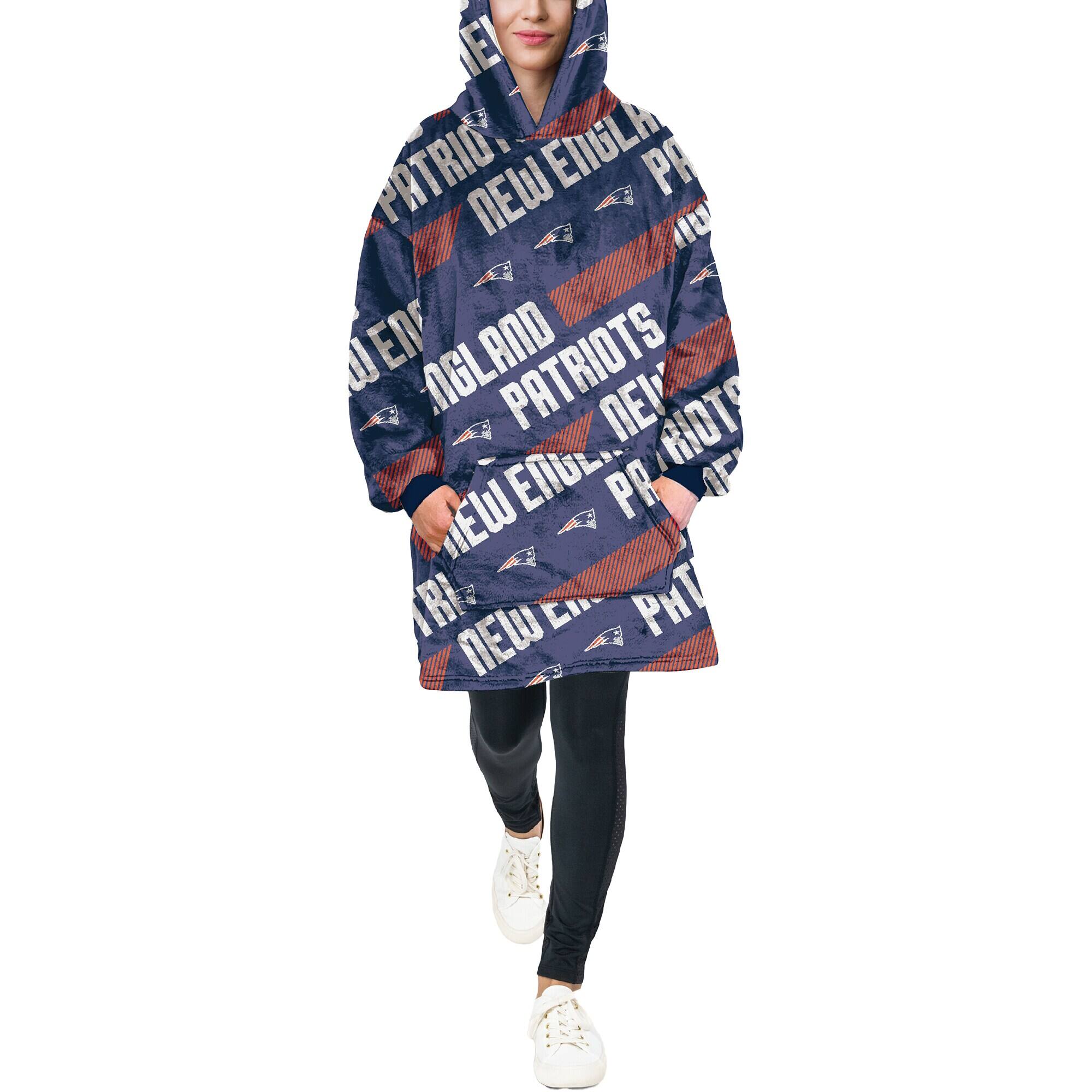 Pegasus - 60" x 80" Repeat Logo Hoodie Bloncho - Multicolor