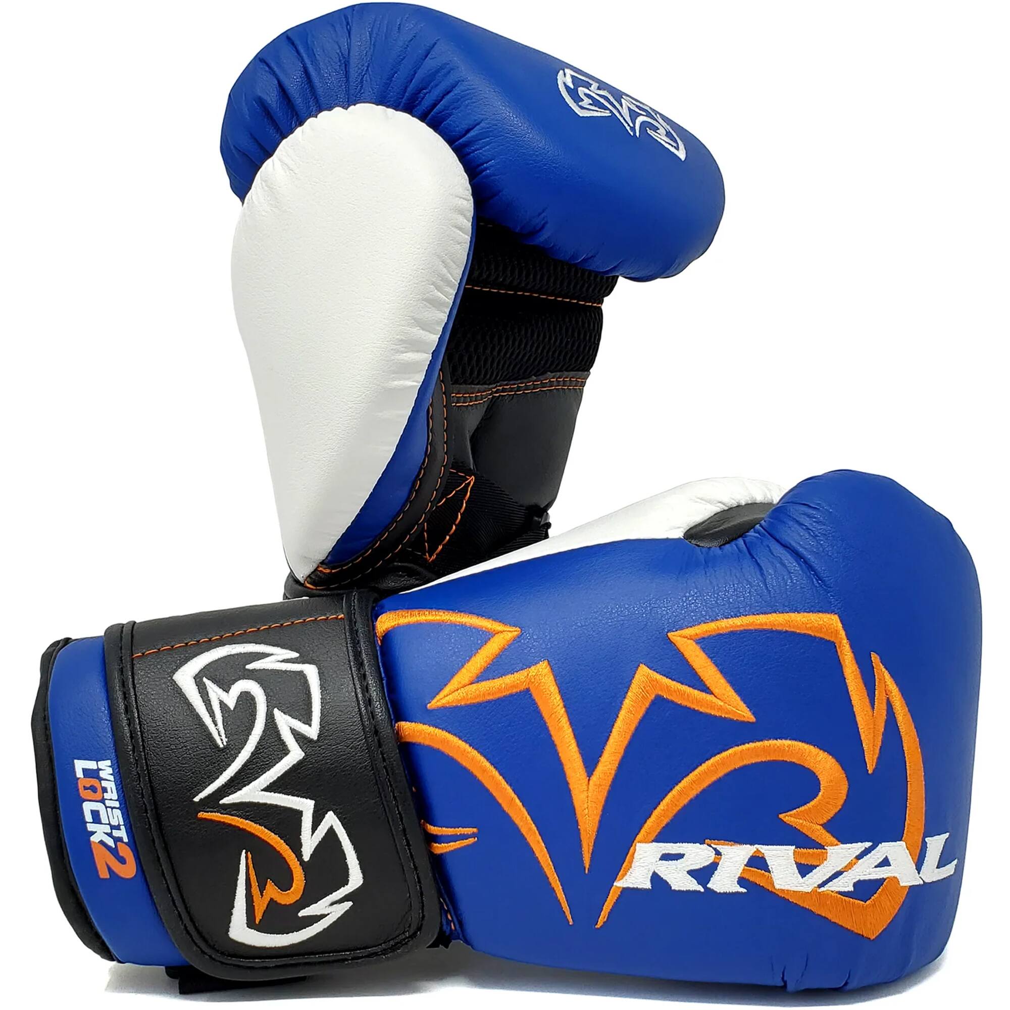 RIVAL - Boxing RB11 Evolution Hook and Loop Bag Gloves - XL - Blue