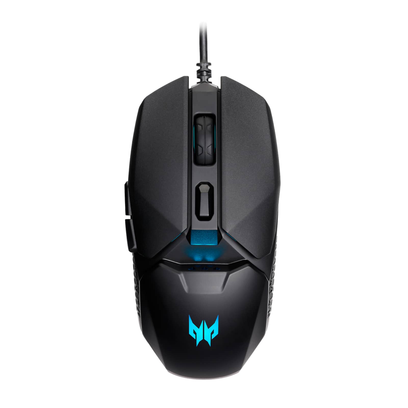 Acer - Predator Cestus 327 Gaming Mouse with 8000 DPI Sensor 20 Million Click Lifespan 6 Buttons USB Wired Ergonomic - Wired - Black