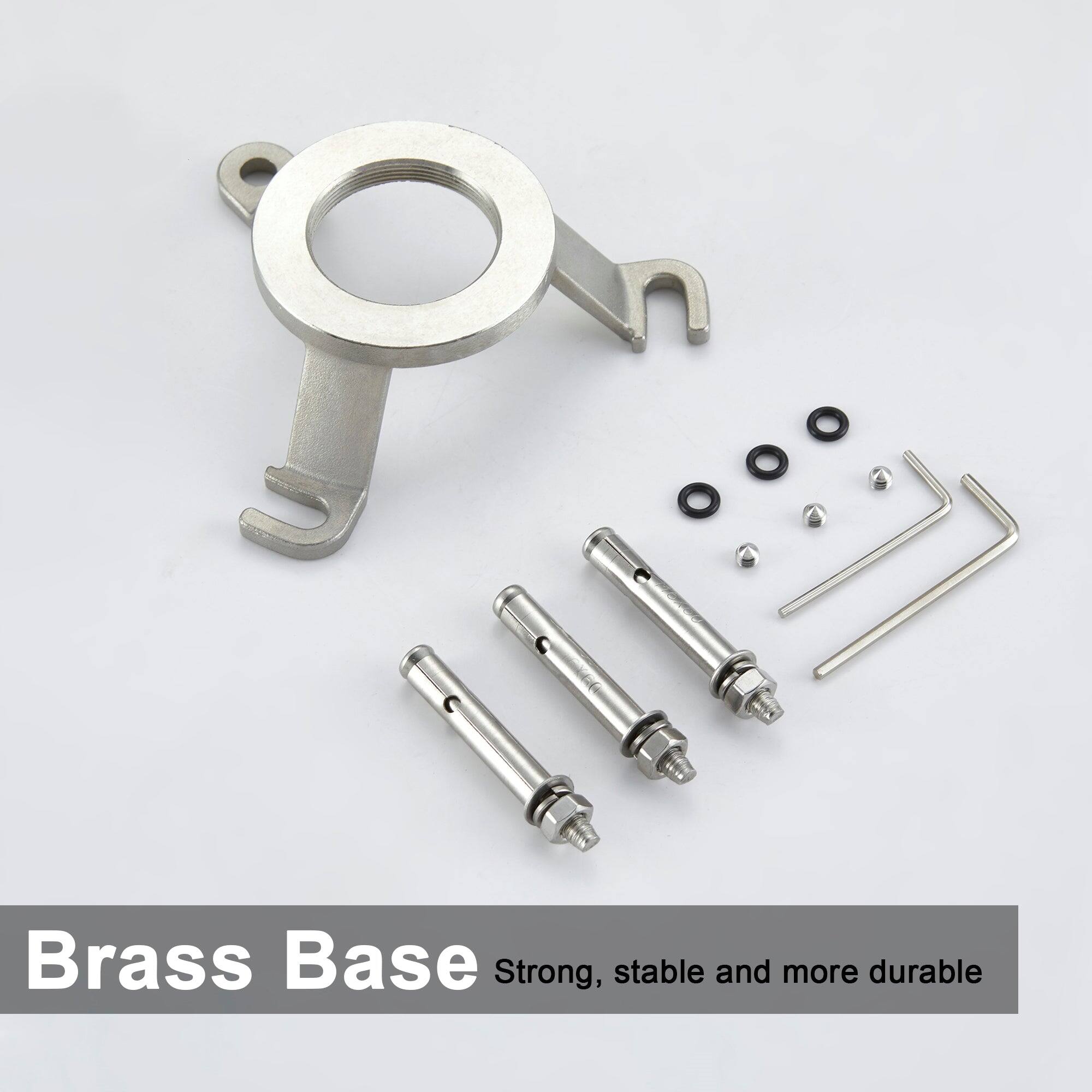 Brass Base
Strong, stable and more durable