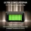 Ultra Long Lifespan: For 10 Years of Everyday Use. Safe LiFePO4 Battery. Innovative ChargeShield Fast Charge Tech. Intelligent Temperature Control.