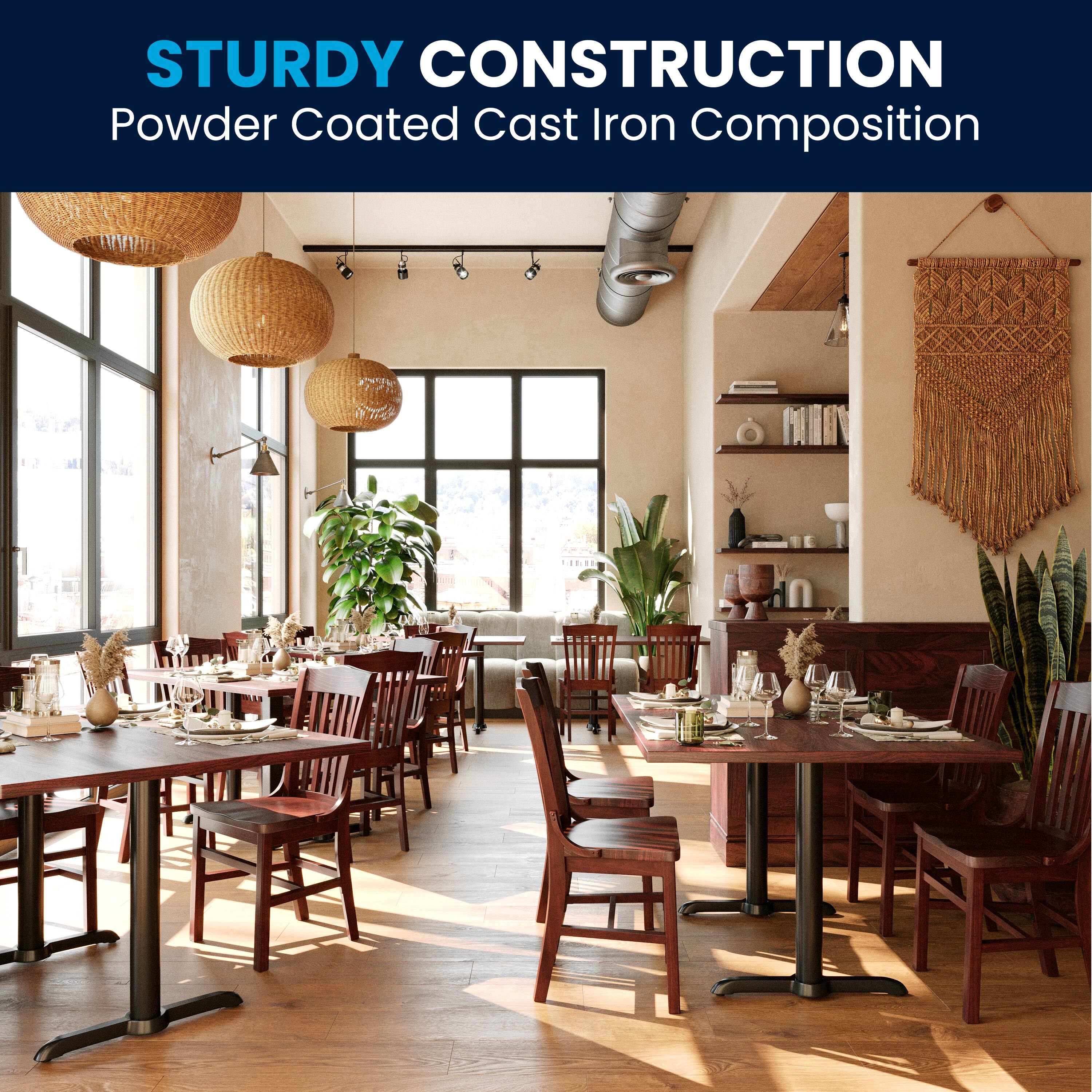 STURDY CONSTRUCTION  
Powder Coated Cast Iron Composition