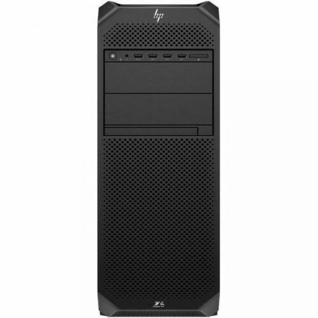 Front. HP - HP Z6 G5 Workstation - 1 x Intel Xeon w5-3525 - 16 GB - 512 GB SSD - Tower - Black - Smart Buy - Intel W790 Chip - Black.