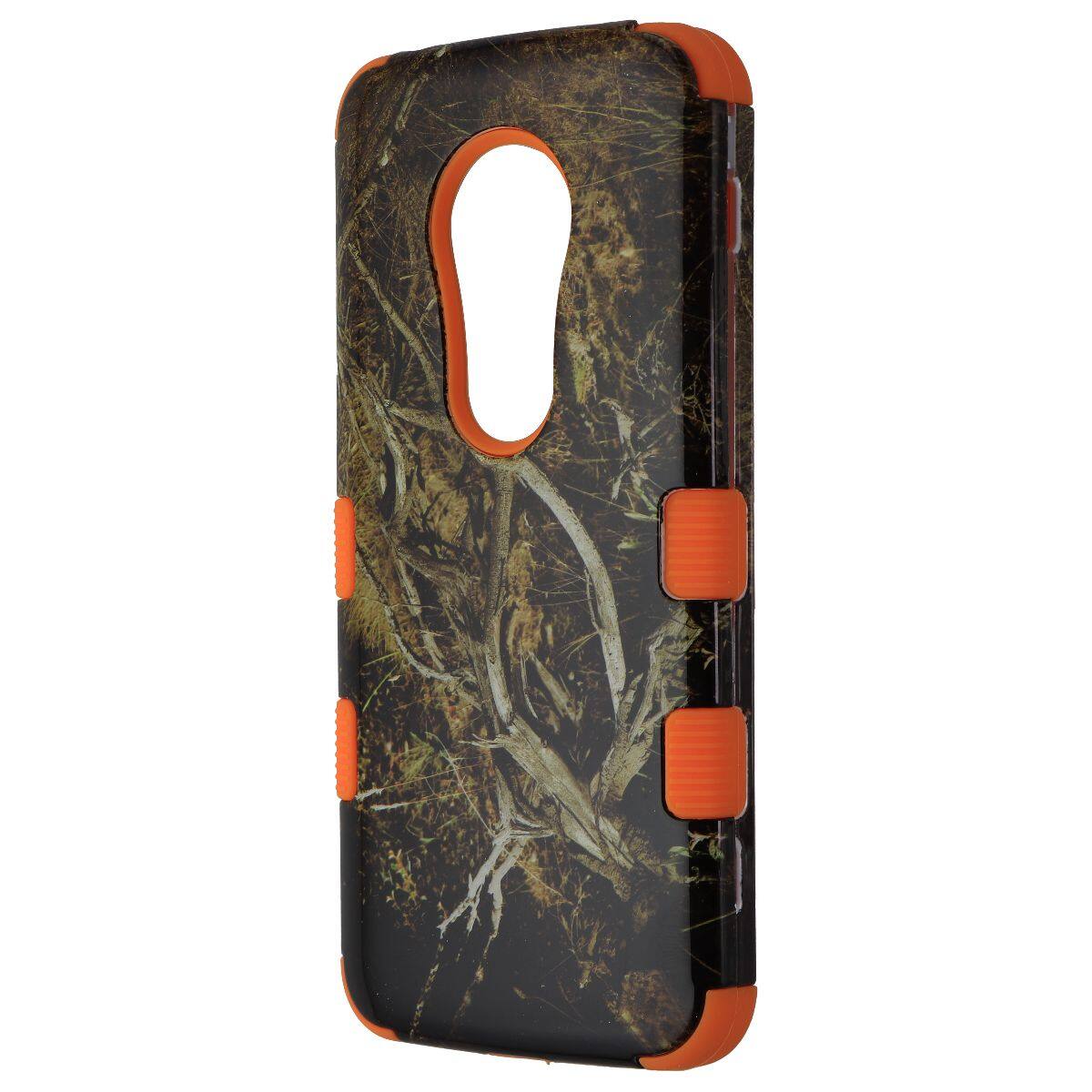 Front. Mybat - MyBat Tuff Series Case for Motorola Moto G6 Play - Camouflage - Multicolor.