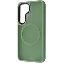Entronix - Magnetic Case for Samsung Galaxy S25 Plus - Translucent Frosted Matte Finish - Green