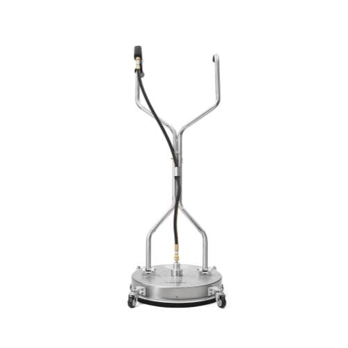 Alt View 8. Dapper Supply - Dapper Supply 24 in Stainless Steel Surface Cleaner with Wheels and Handles for Driveways, Patios & Decks - Silver.