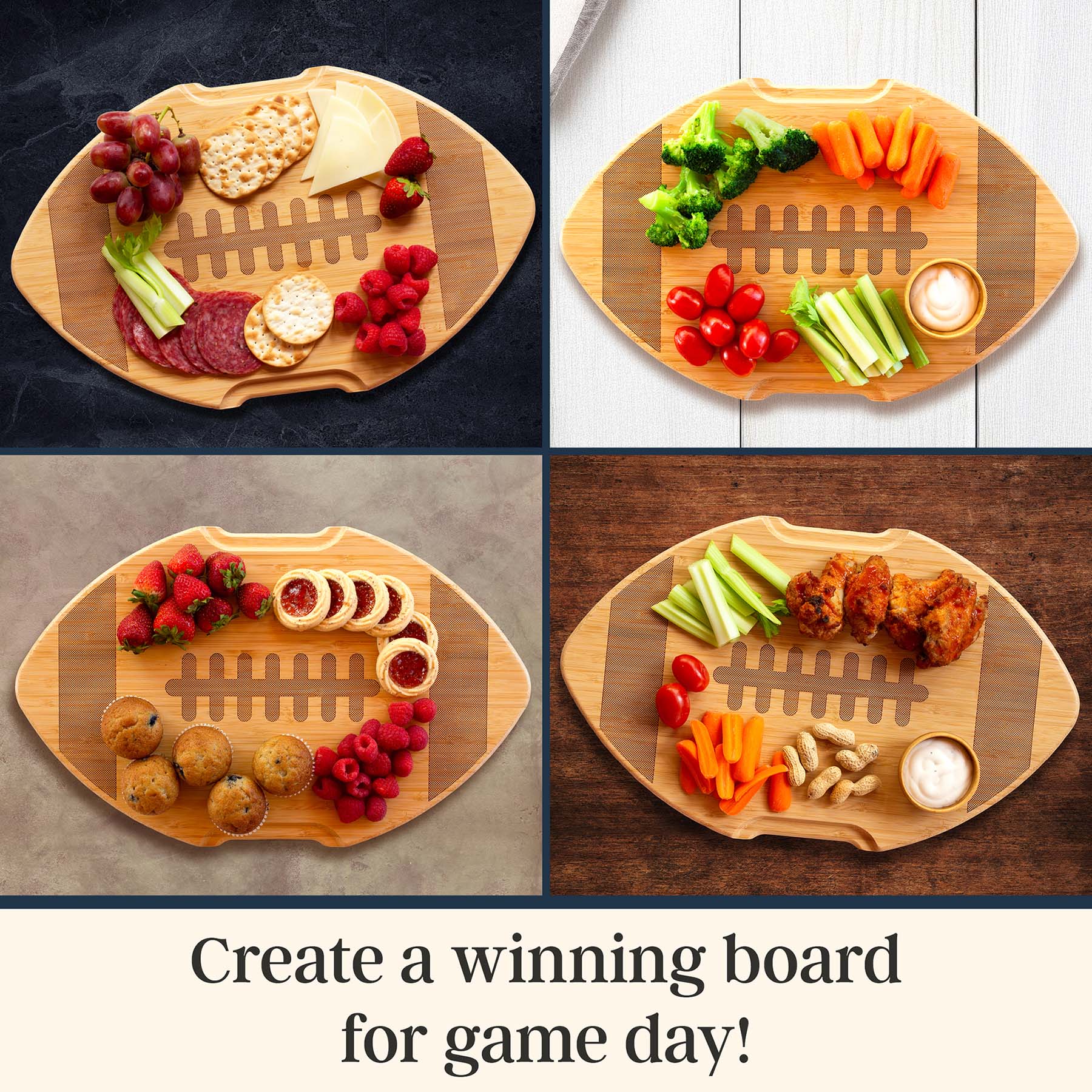 Create a winning board for game day!