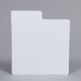 PopMarket - Bags Unlimited D45P 7 Inch 45 RPM Record Divider Cards White - VINYL ACCESSORIES - Multicolor