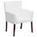 Front. Alamont Home - Taylor Contemporary Leather/Faux Leather Side Chair - Upholstered - White.