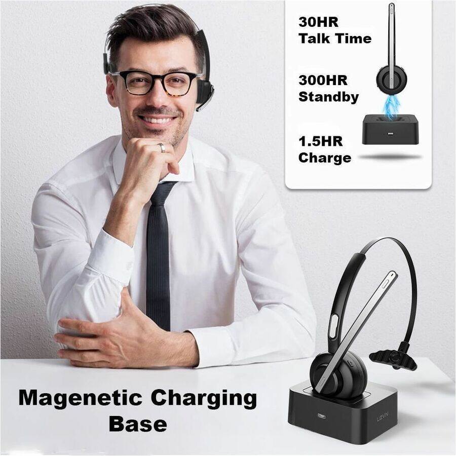 30HR Talk Time  
300HR Standby  
1.5HR Charge  

Magnetic Charging Base