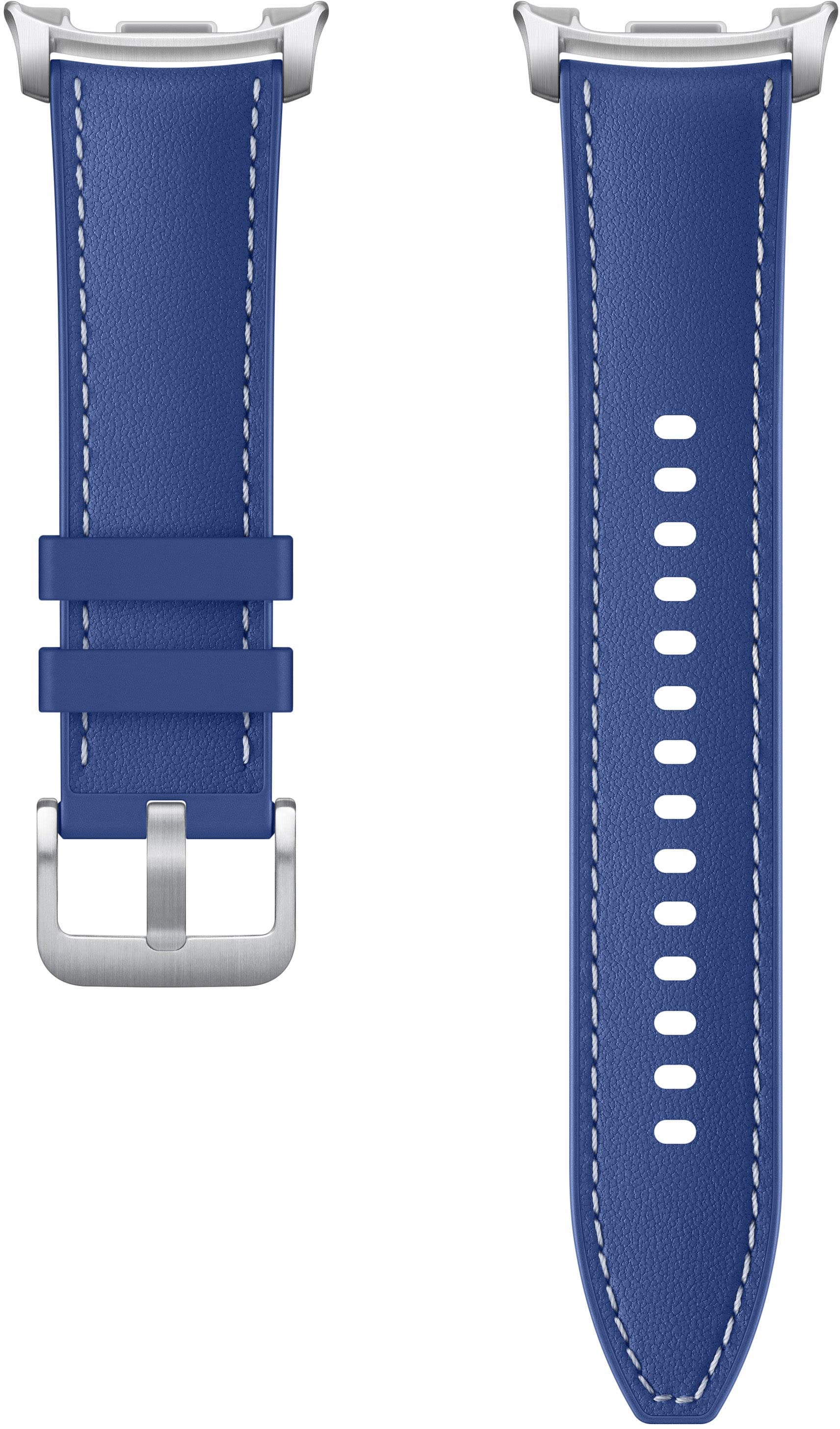 Alt View 12. Samsung - Hybrid Band for Galaxy Watch8 and Galaxy Watch8 Classic S/M/L - Blue.