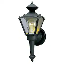 Westinghouse - 1-Light Matte Black Wall Sconce