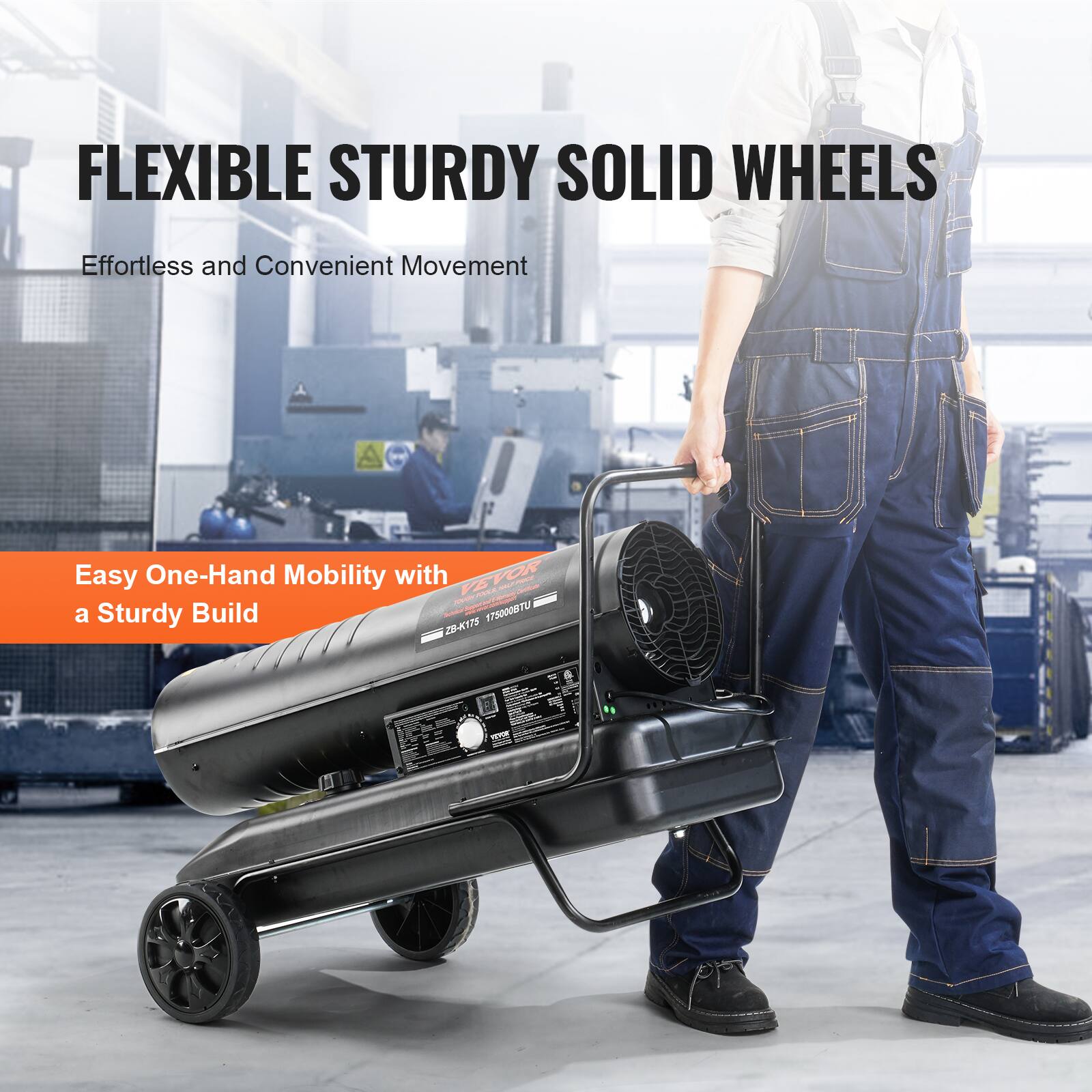 FLEXIBLE STURDY SOLID WHEELS  
Effortless and Convenient Movement  
Easy One-Hand Mobility with a Sturdy Build  
VEVO D V2  
750000TU 20-K175