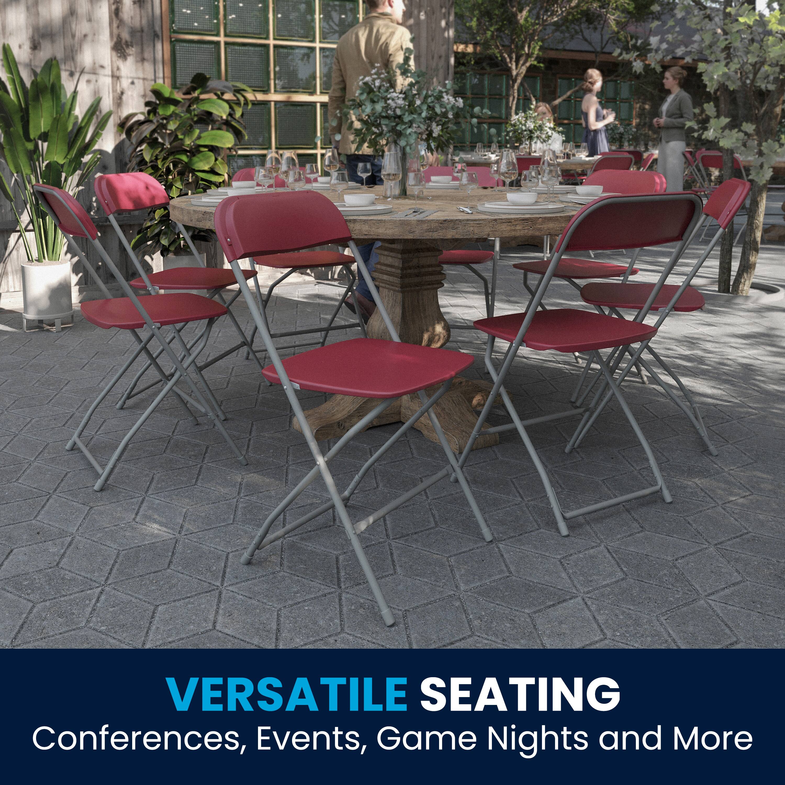 VERSATILE SEATING  
Conferences, Events, Game Nights and More