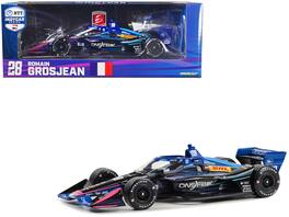 Greenlight - Dallara IndyCar #28 Romain Grosjean DNSFilter Andretti Autosport Road Course NTT IndyCar Series 2023 1/18 - Blue,Black