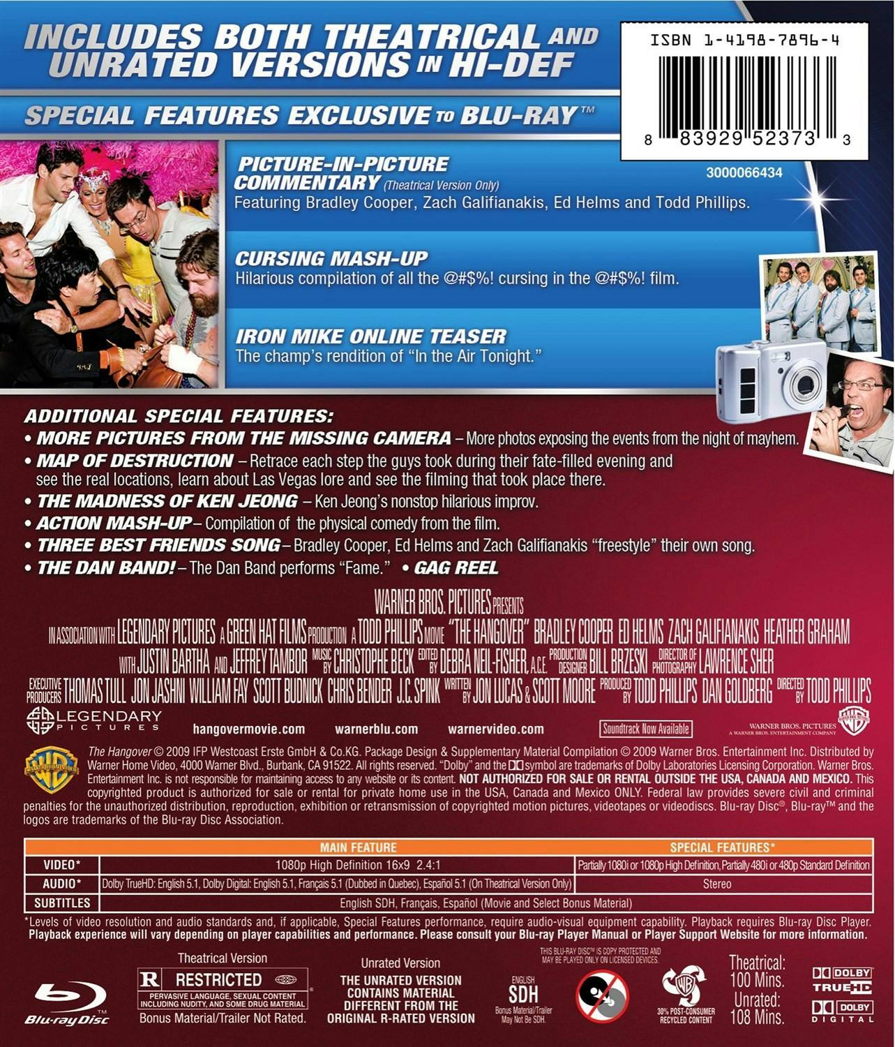 Angle. The Hangover (Blu-ray New Box Art) [Blu-ray].