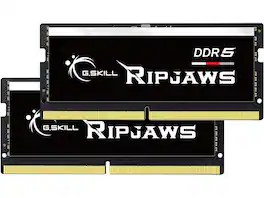 G.SKILL - Ripjaws SO-DIMM 64GB (2x32GB) DDR5 4800MHz Laptop RAM - Black