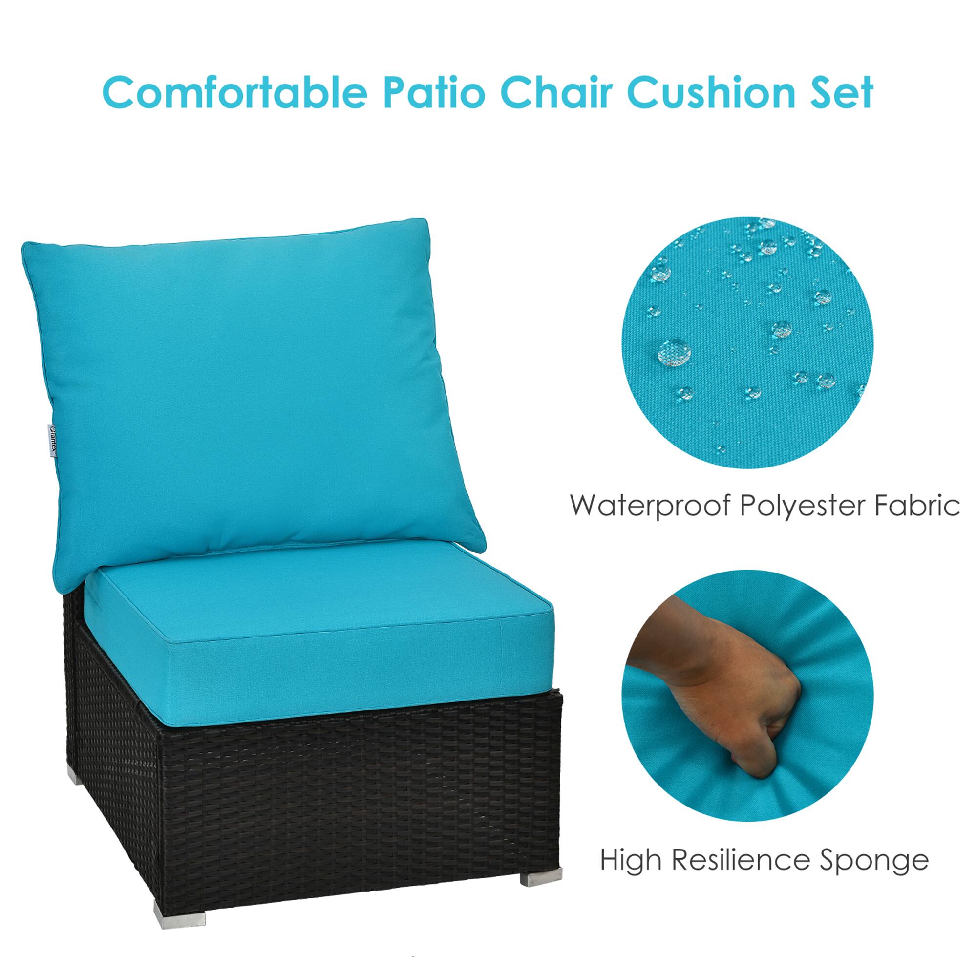 Comfortable Patio Chair Cushion Set

Waterproof Polyester Fabric

High Resilience Sponge