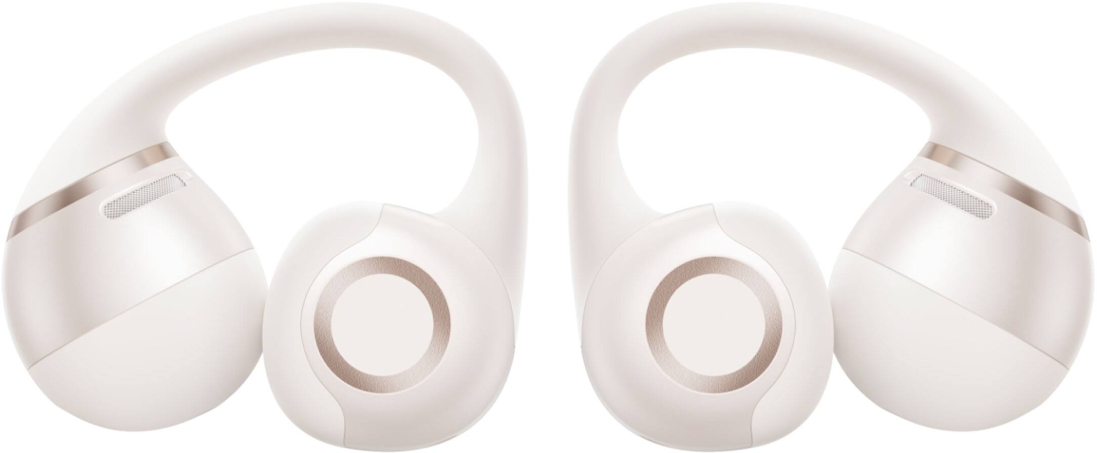 Alt View 1. Shokz - OpenDots 2 Open-Ear Clip-On True Wireless Bluetooth Earbuds - Pearl White.