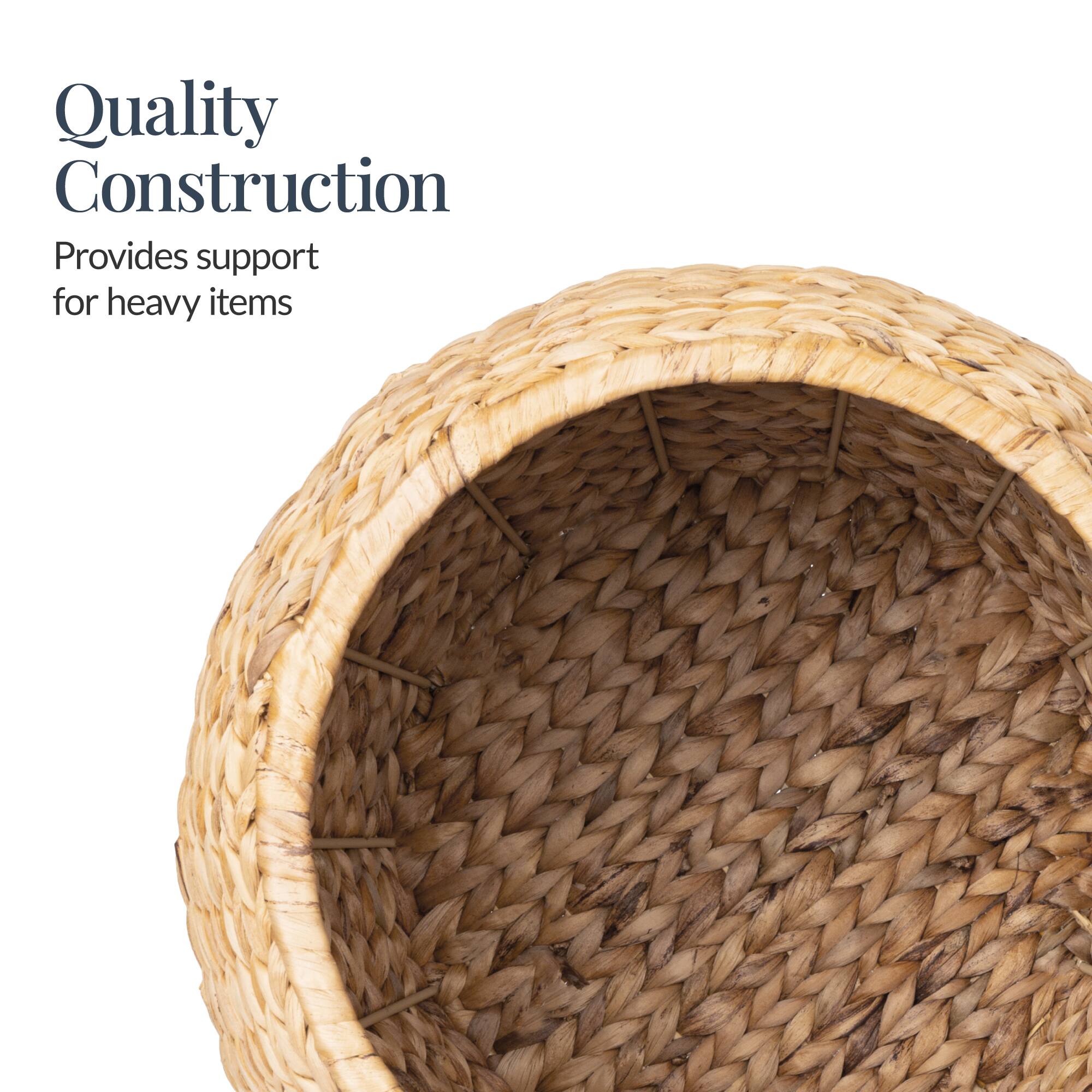 Quality Construction  
Provides support for heavy items
