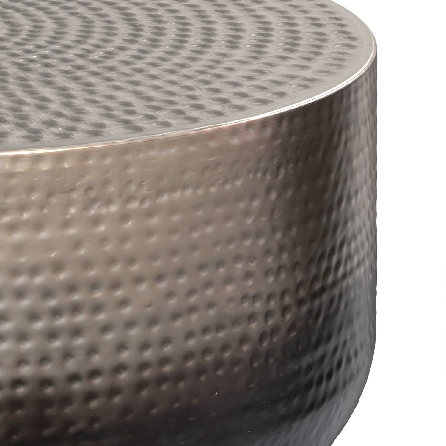 Alt View 3. Simpli Home - Nova Metal Coffee Table - Silver Ombre.