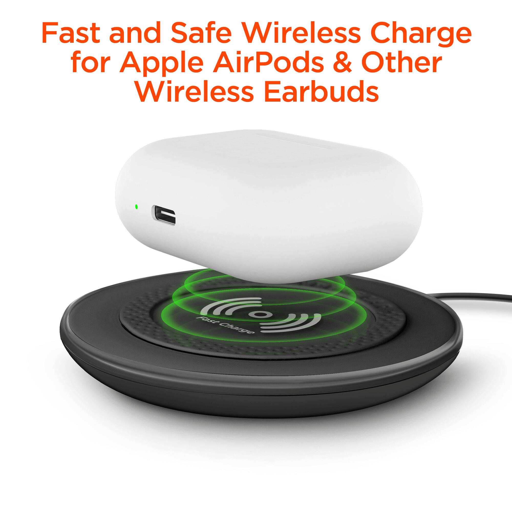Fast and Safe Wireless Charge for Apple AirPods & Other Wireless Earbuds