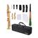 Alt View 5. VEVOR - Straight Soprano Saxophone, B Flat, Brass Saxophone Beginner Kit with Carrying Case, Mouthpiece, Cleaning Cloth Rod - Gold.