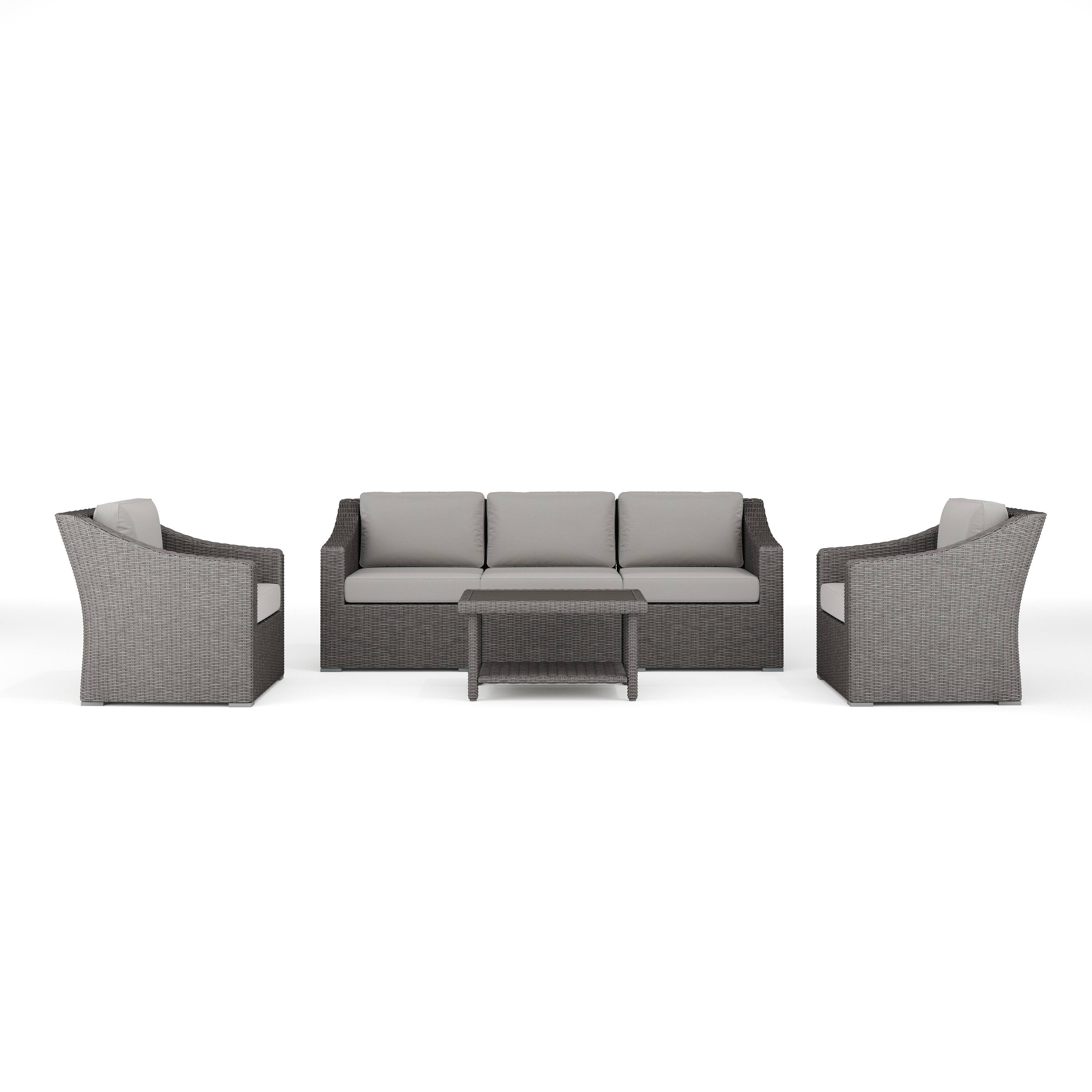 Gray Cushions/Gray Frame