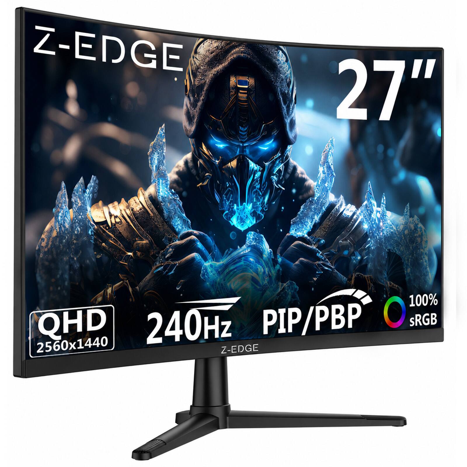 Z-EDGE 27" QHD 240Hz PIP/PBP 2560x1440 100% sRGB