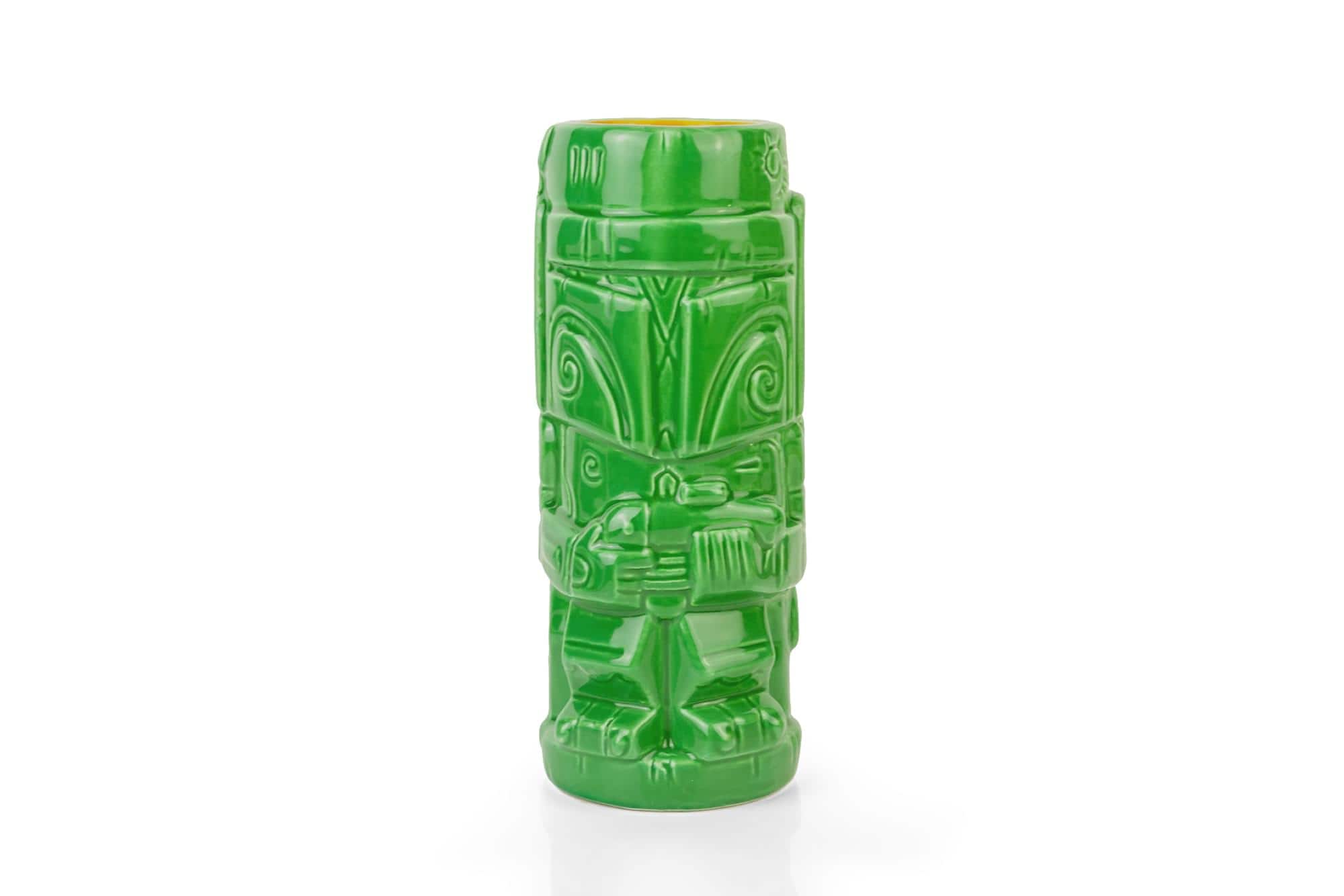 Geeki Tikis Star Wars Boba Fett Mug | Ceramic Tiki Style Cup | Holds 13 Ounces - Green