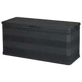 vidaXL - Storage Box Polypropylene Medium Storage Box Rectangular - Black