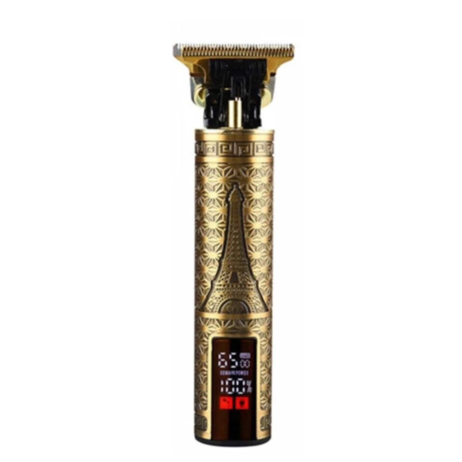 Stock Preferred - Cordless Beard Trimmer for Men with LED Display - Gold B