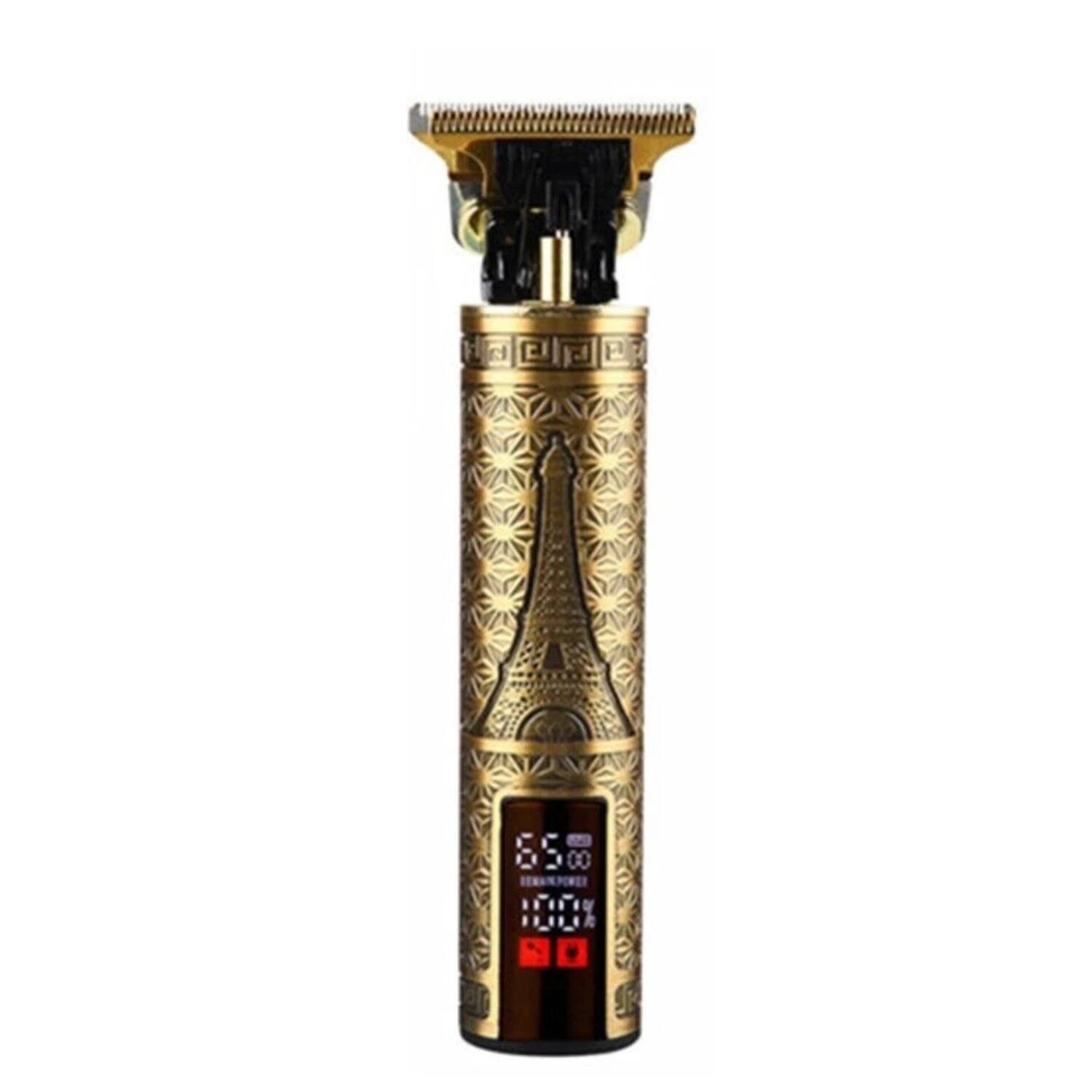 Stock Preferred - Cordless Beard Trimmer for Men with LED Display - Gold B