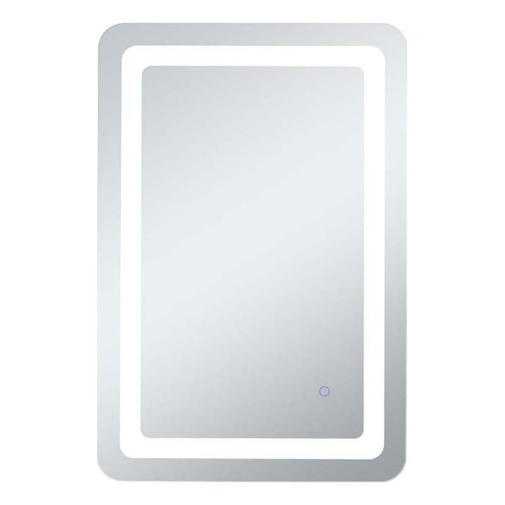 Elegant Decor - Genesis 18in x 30in soft edge LED mirror - Glossy White price history on PriceWatchPro