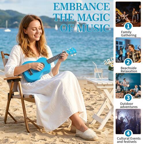EMBRACE THE MAGIC OF MUSIC

1. Family Gathering
2. Beachside Relaxation
3. Outdoor Adventures
4. Cultural Events and Festivals