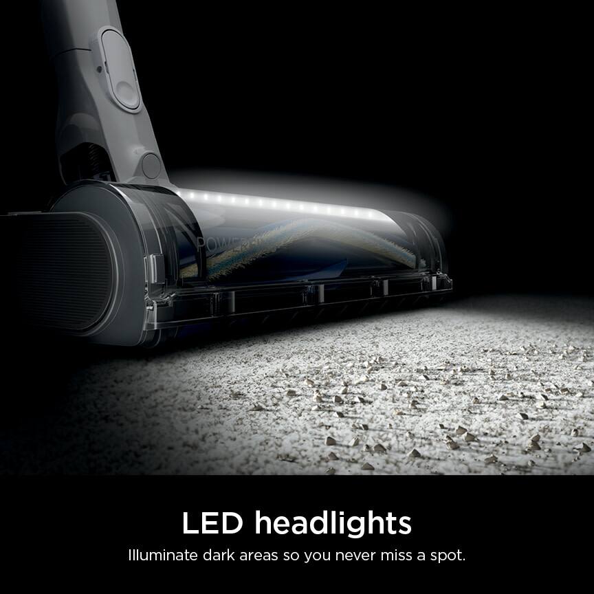 LED headlights  
Illuminate dark areas so you never miss a spot.