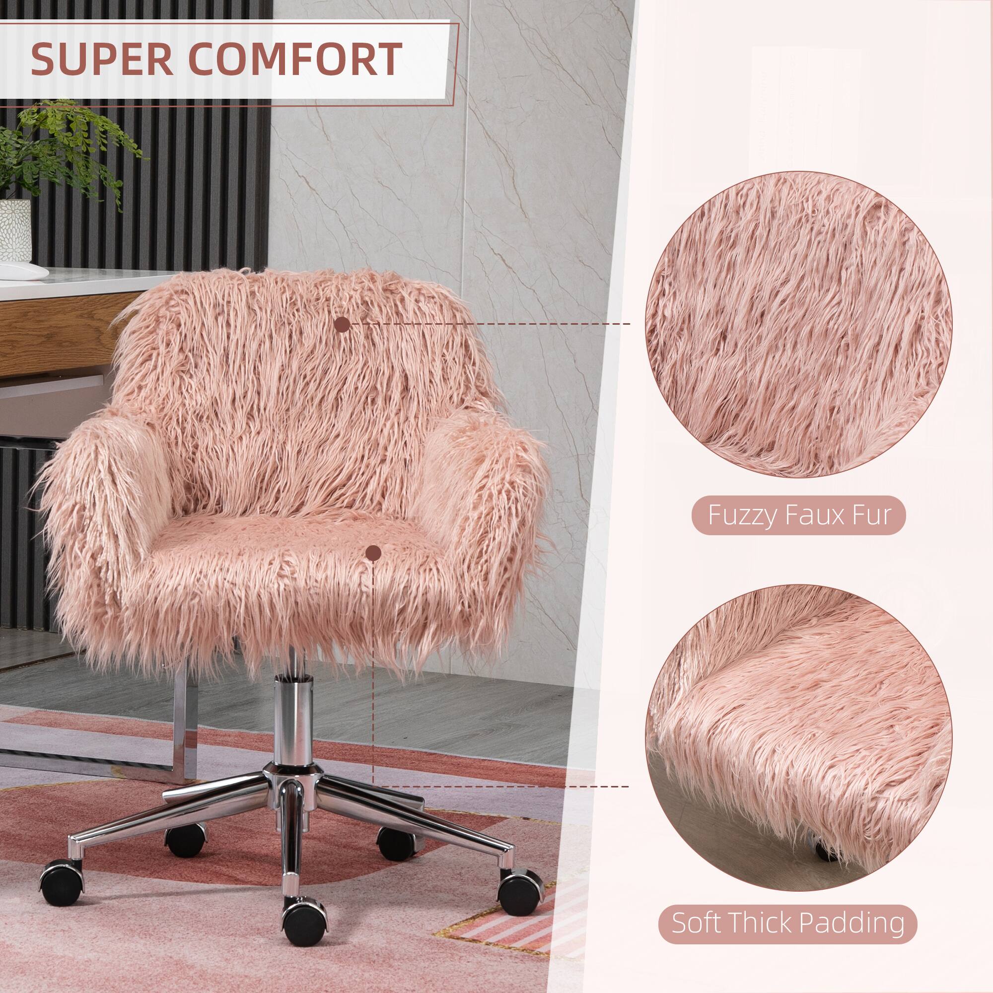 SUPER COMFORT
Fuzzy Faux Fur
Soft Thick Padding