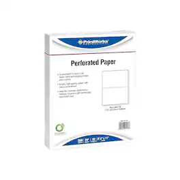 PrintWorks Professional - 8.5" x 11" Multipurpose Paper, 24 lbs., 92 Brightness, 500/Ream, 5 Reams/Carton (04118P)