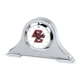 Jardine - Boston College Eagles Primary Team Logo Napoleon Desk Clock - Silver