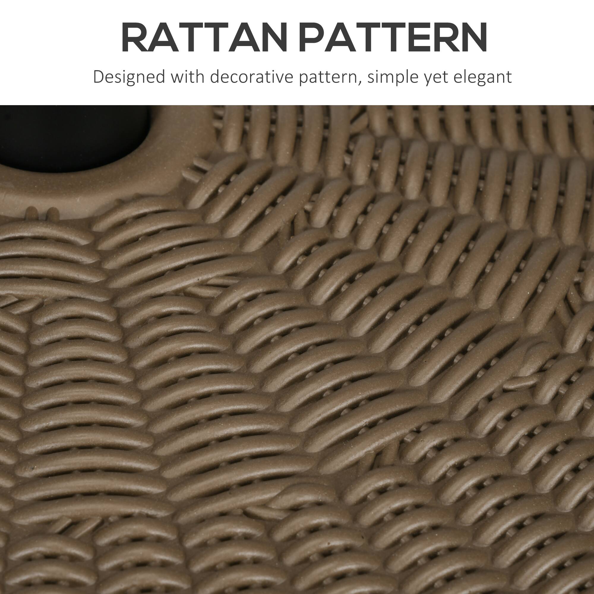 RATTAN PATTERN
Designed with decorative pattern, simple yet elegant