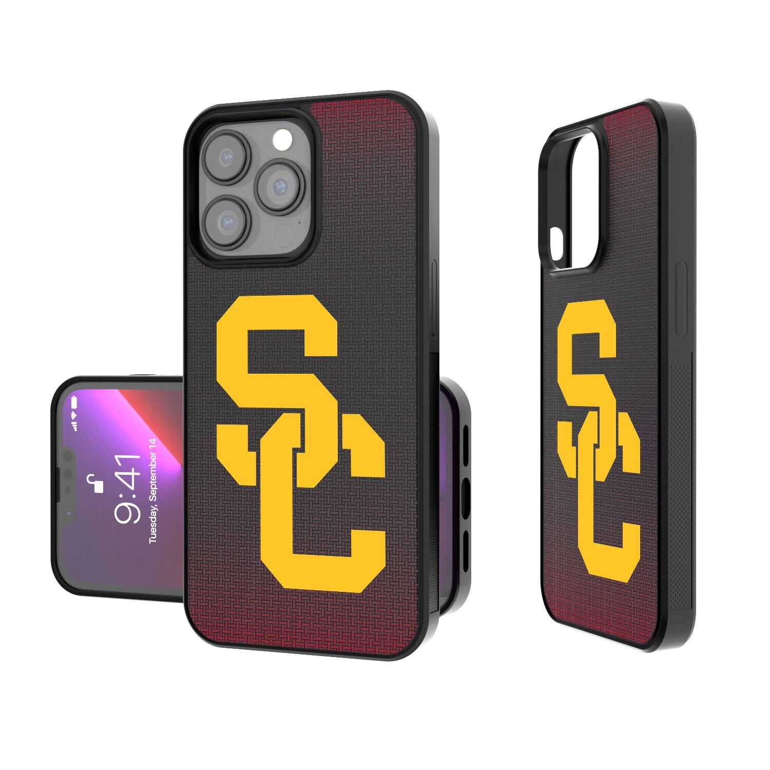 Keyscaper - NCAA - USC Trojans Linen Logo iPhone Bump Case - 14 Pro Max - Black price history on PriceWatchPro