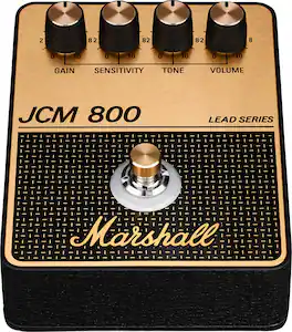 Marshall - JCM800 Overdrive/Distortion Pedal - Black/Gold