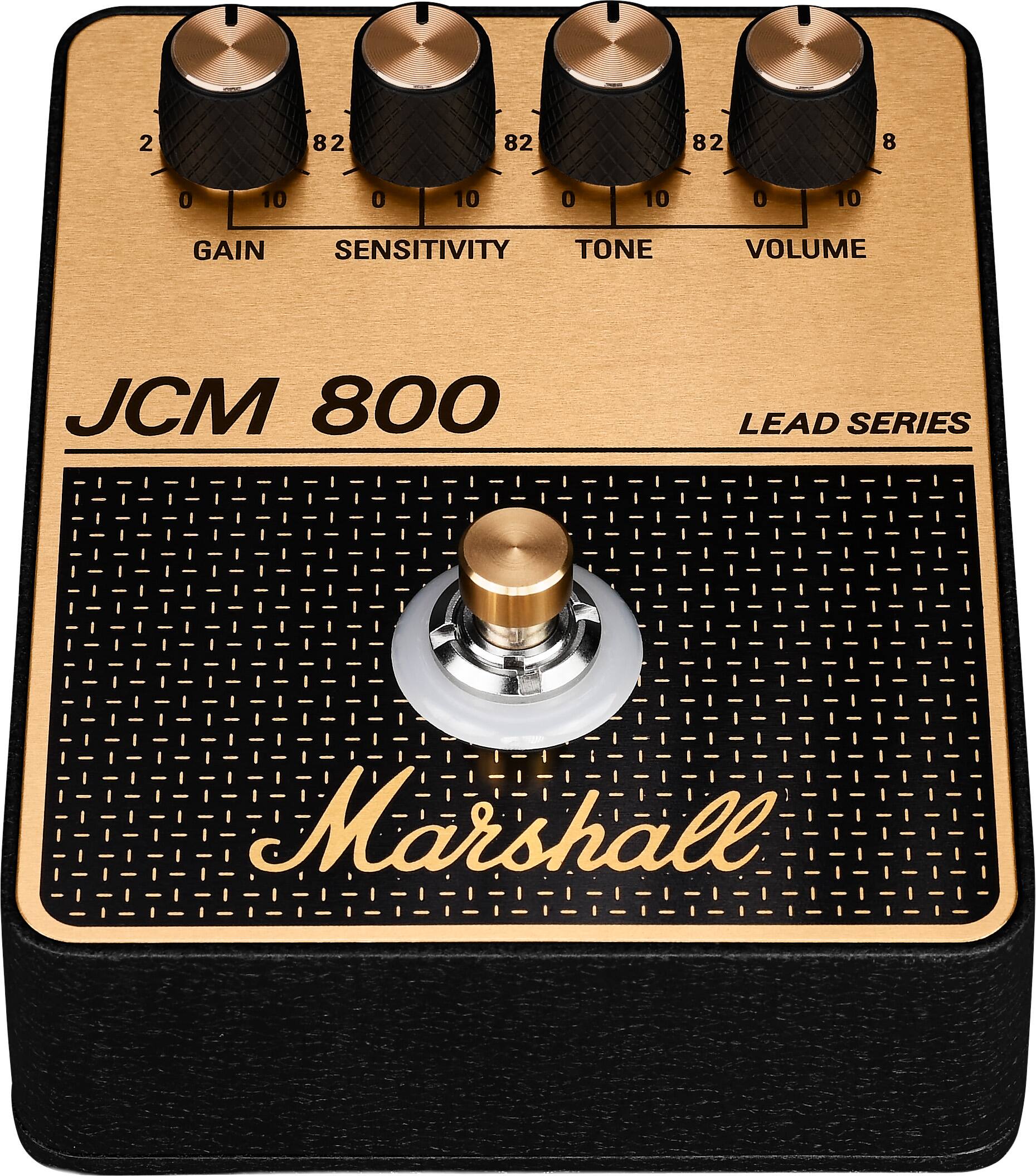 2 82 82 82 8 0 10 0 10 0 10 0 10 GAIN SENSITIVITY TONE VOLUME JCM 800 LEAD SERIES Marshall