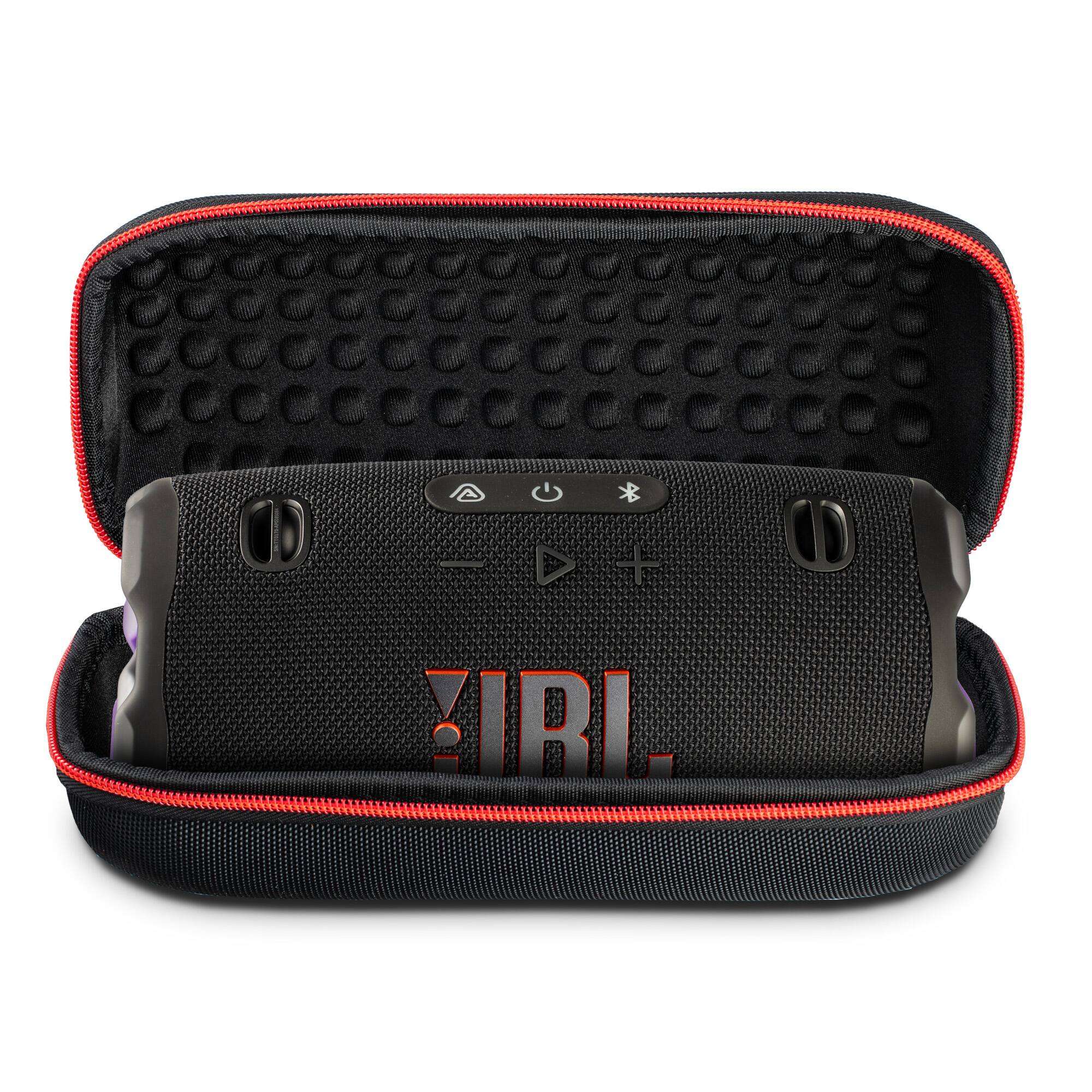 Alt View 2. JBL - JBL Charge 6 Portable Wireless Bluetooth Speaker with IP68 Waterproof (Black) Case Bundle - Black.