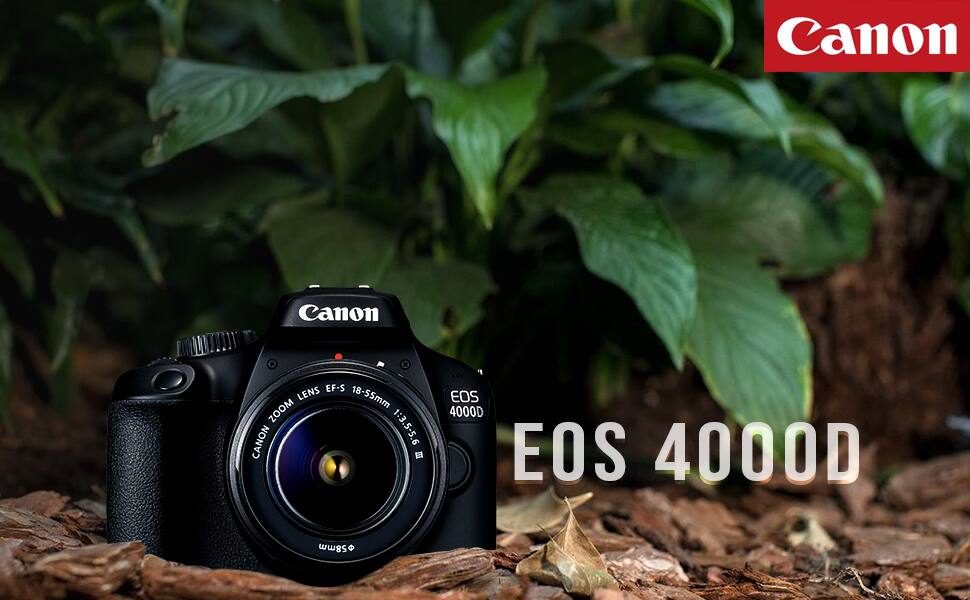 Canon EF-S Lens 18-55mm Zoom Canon 1:3.5-5.6 EOS 4000D 58mm