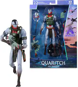 McFarlane Toys - Avatar: Fire and Ash - Collector Edition 04 - Quaritch (Ash Warrior) 7" Action - COLLECTIBLES - Multicolor
