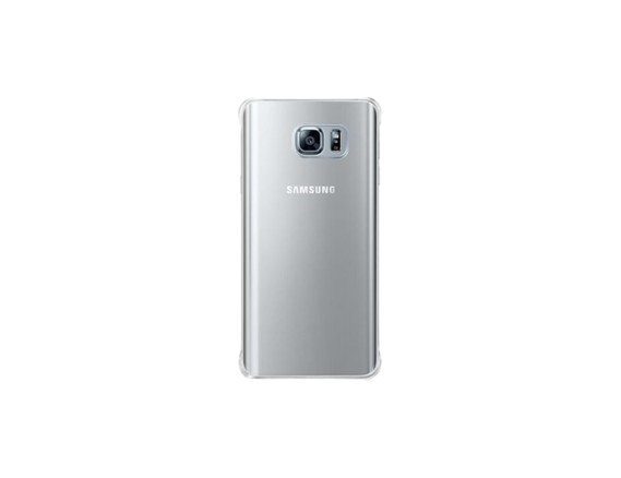 Front. Samsung - Samsung Galaxy Note5 Cover I Color: Glossy Clear - Clear.