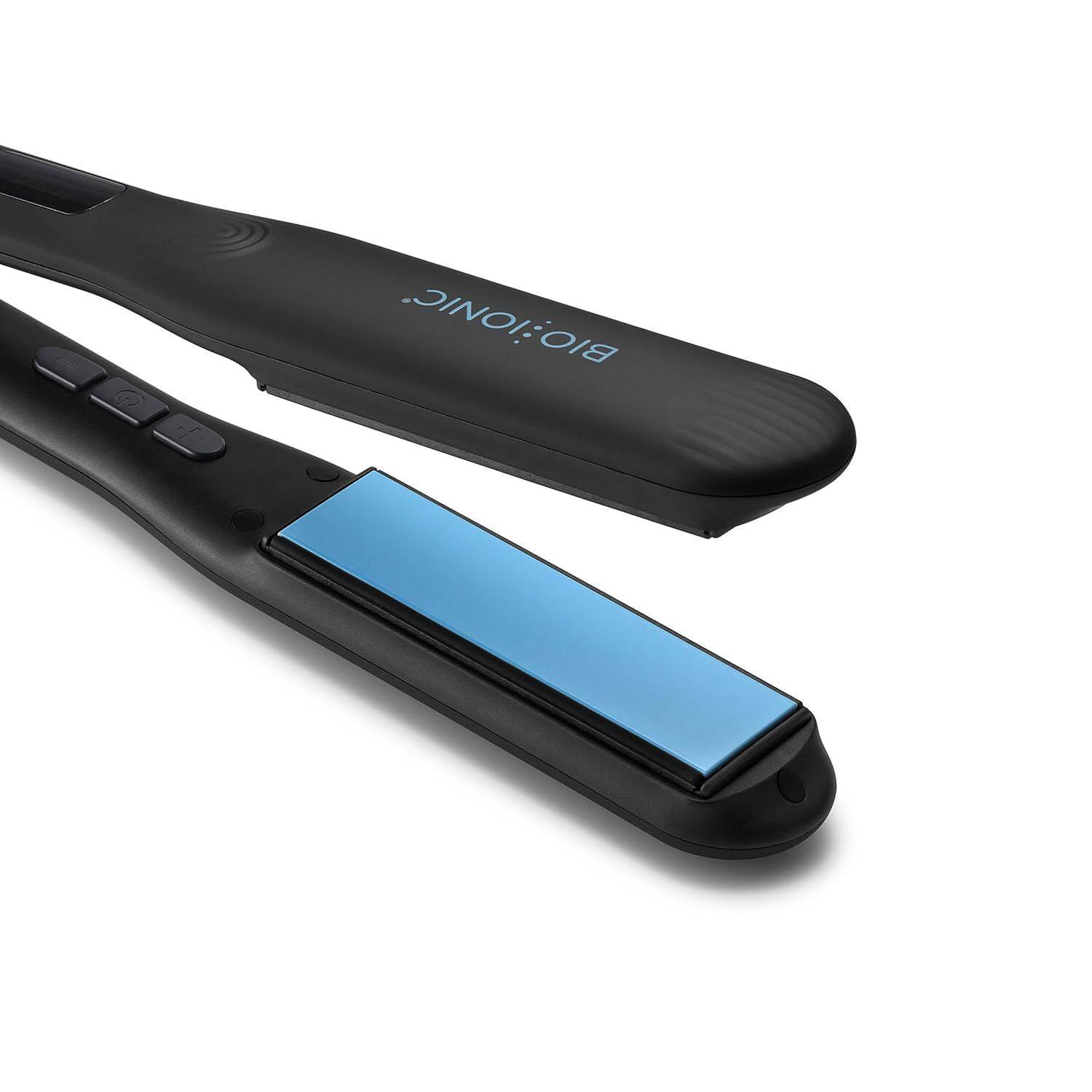 Angle. Bio Ionic - Bio Ionic Onepass Styling Iron 1" Effortless Beautiful Long Lasting Professional Hair - Black.