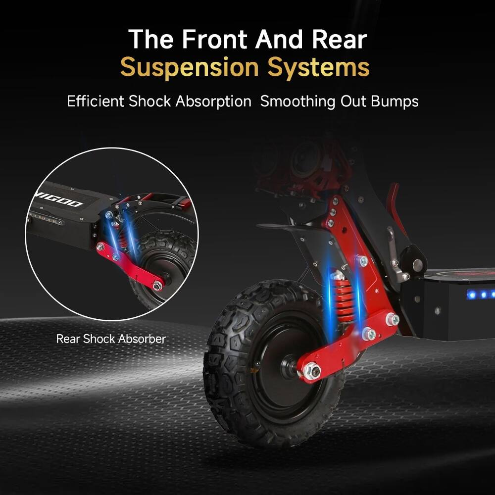 The Front And Rear Suspension Systems  
Efficient Shock Absorption Smoothing Out Bumps  
Rear Shock Absorber